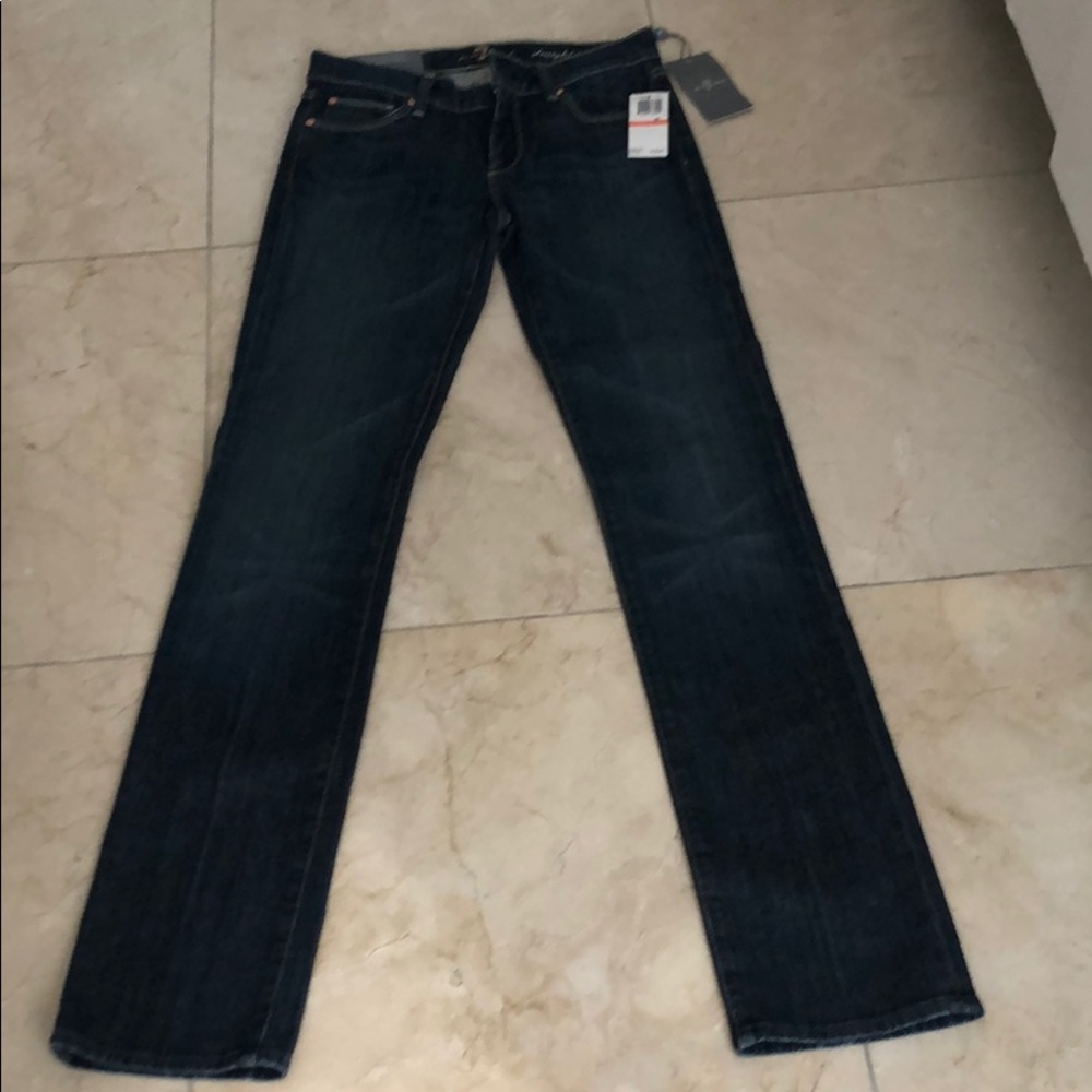 7 for all mankind straight leg jeans Size 26